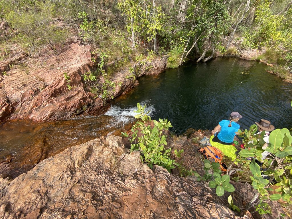 Swimming in top end waterfalls