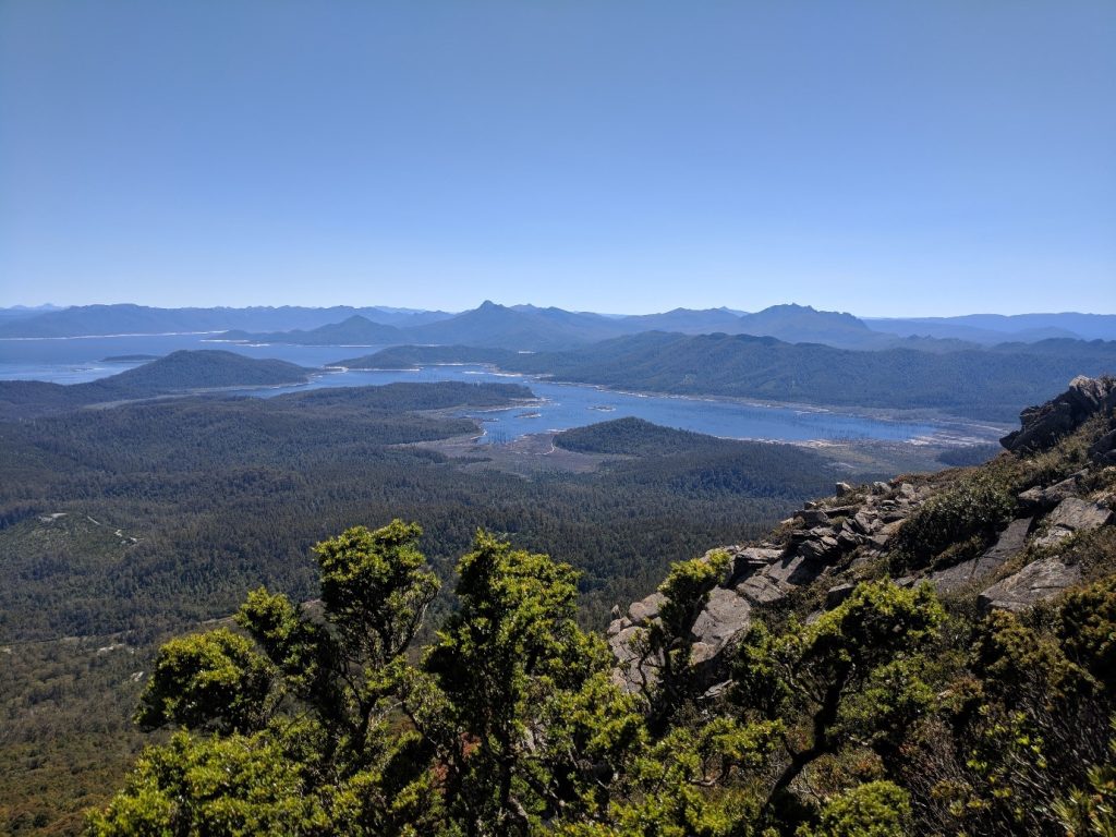 view of lake Pedder | Park Trek