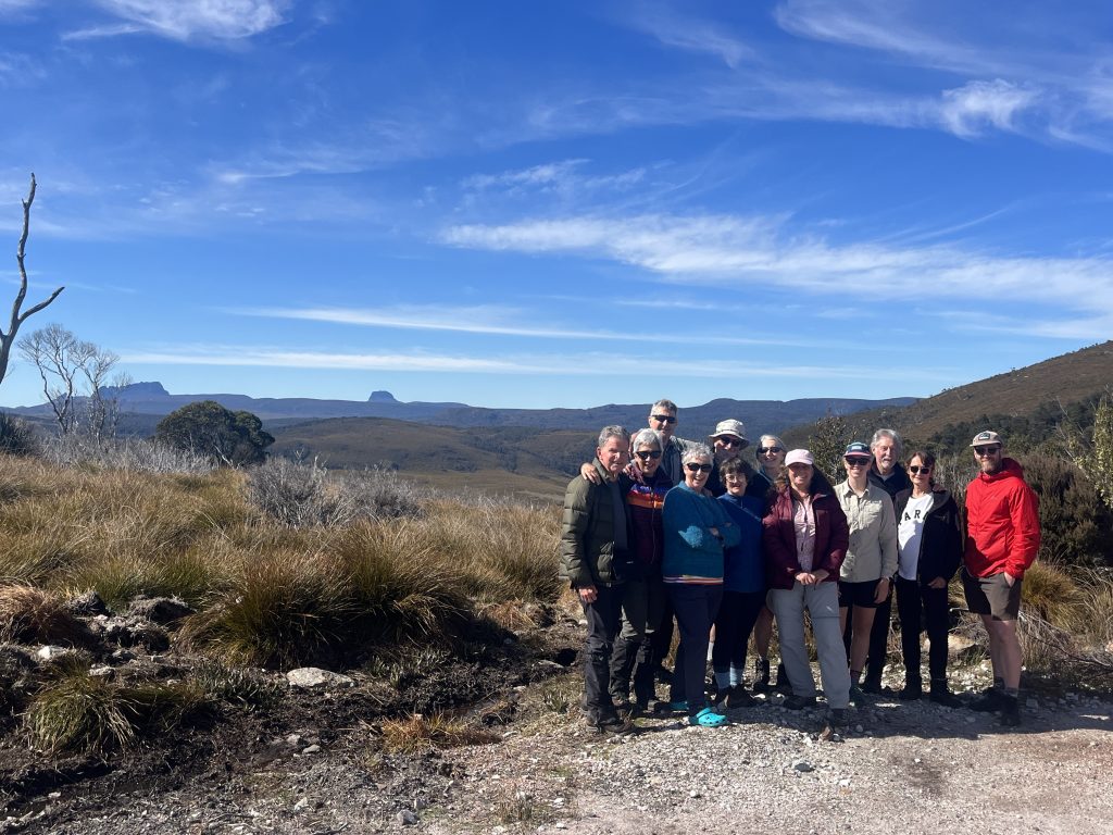 Happy Group Walking the Tarkine Wilderness | Park Trek Happy Group Walking the Tarkine Wilderness