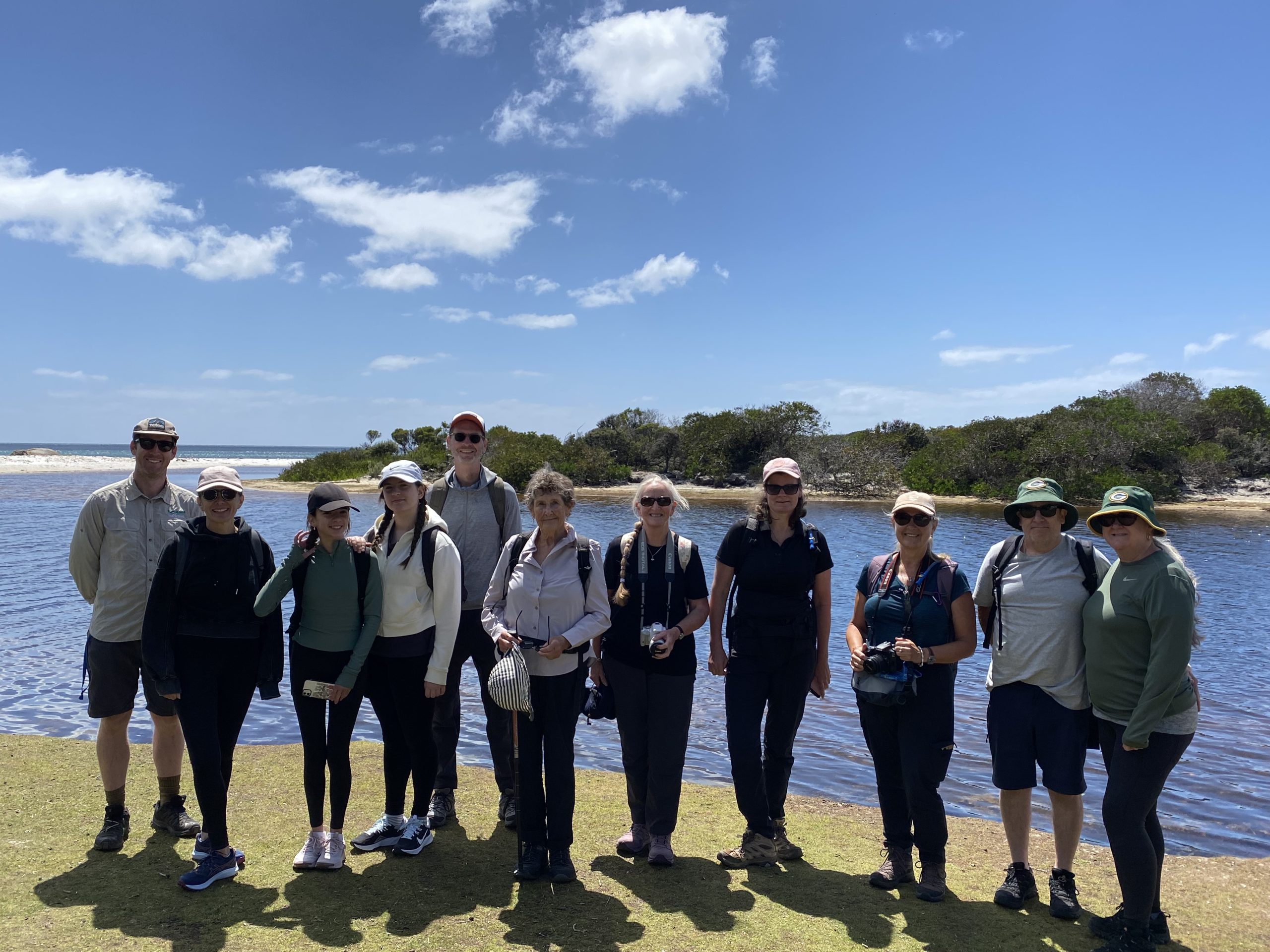 Happy Group of Bay of Fires Walkers