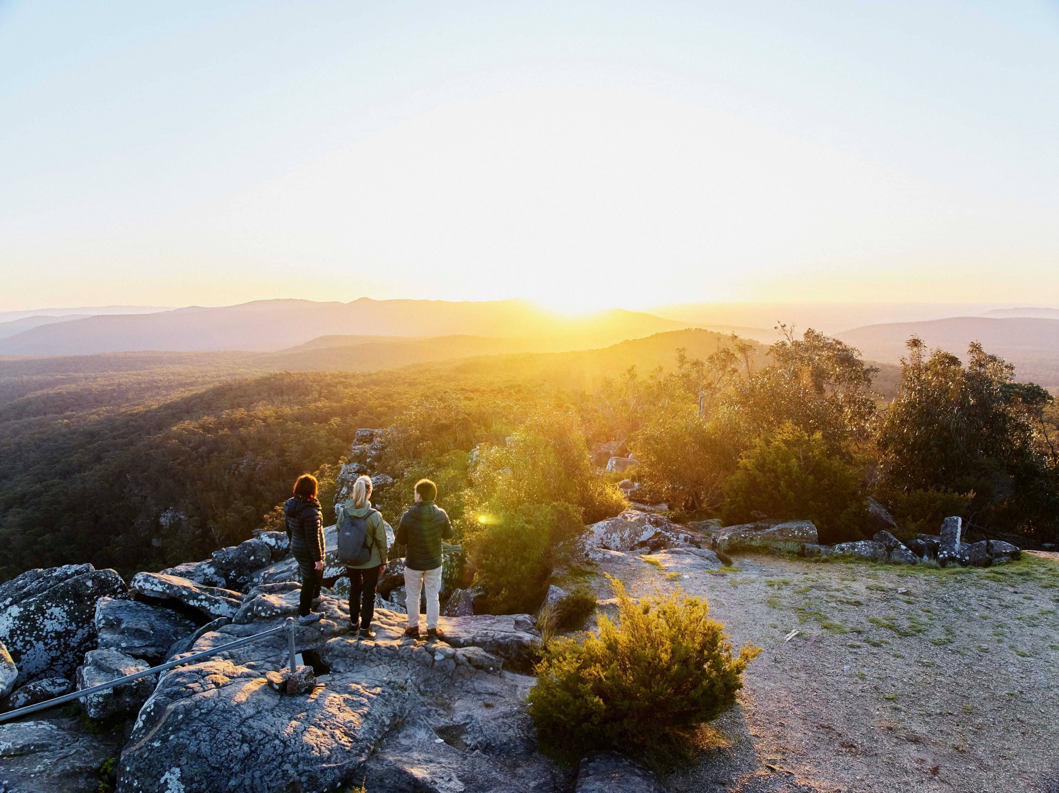 Grampians Sublime Evenings | Park Trek Best Grampians Guided Walk Holiday