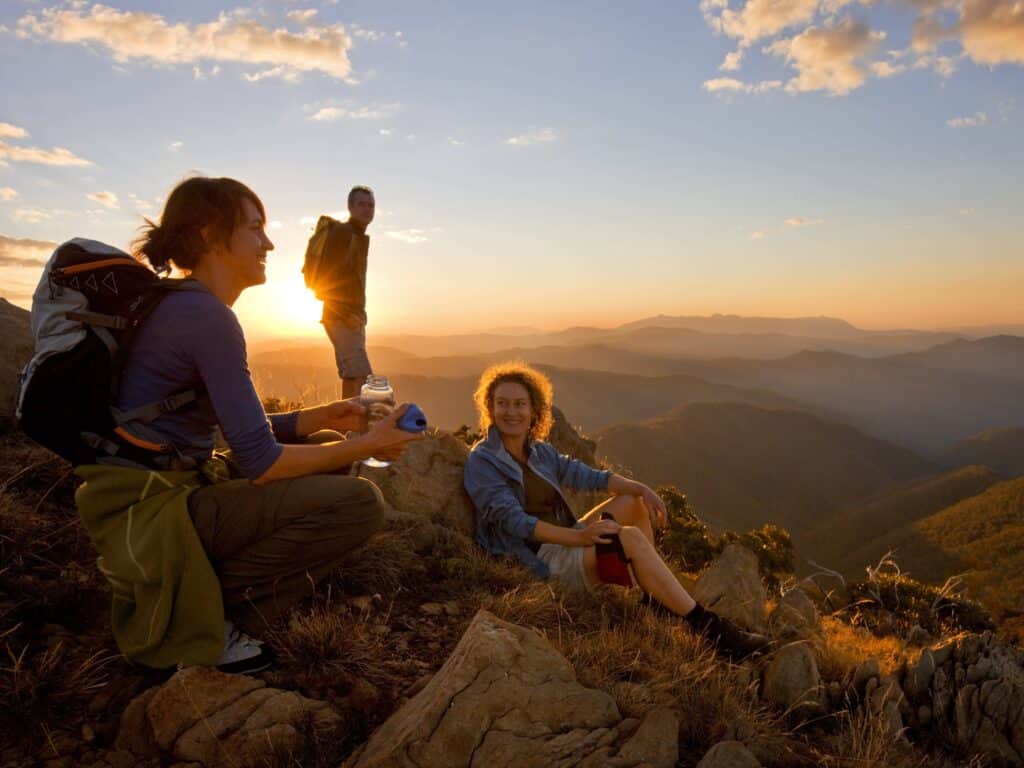 VA Highlights Sunset | Park Trek Victorian Alps Sublime Sunsets