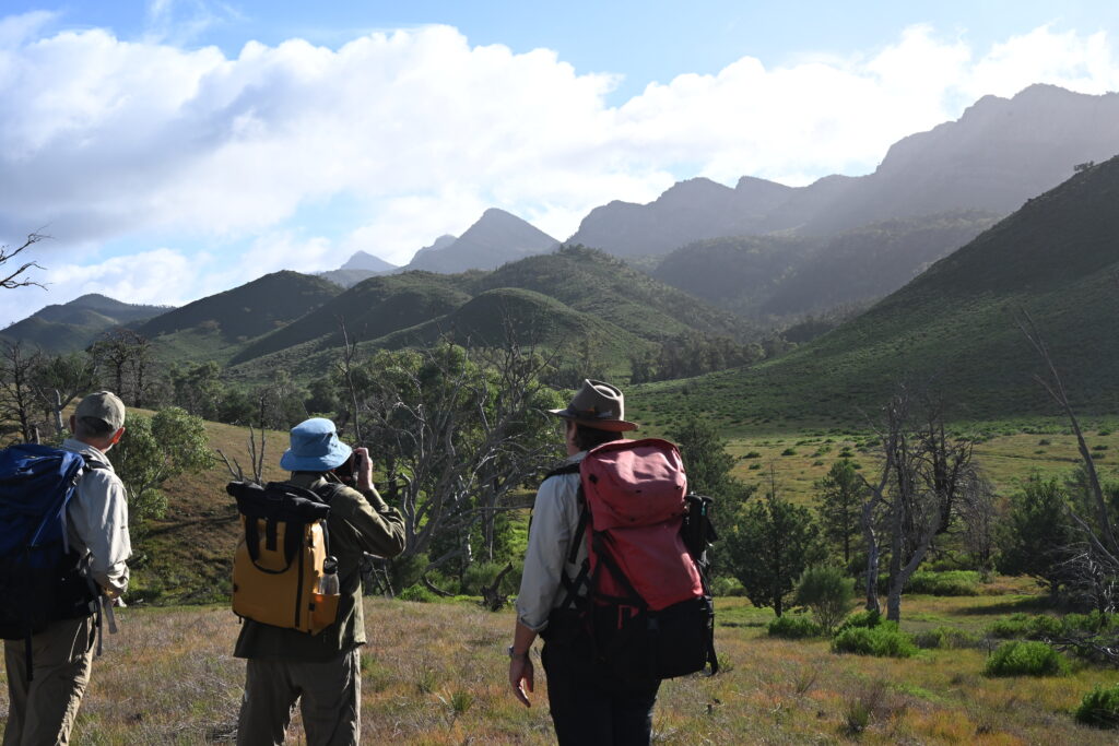 Our Founder with Guests in the Flinders Ranges