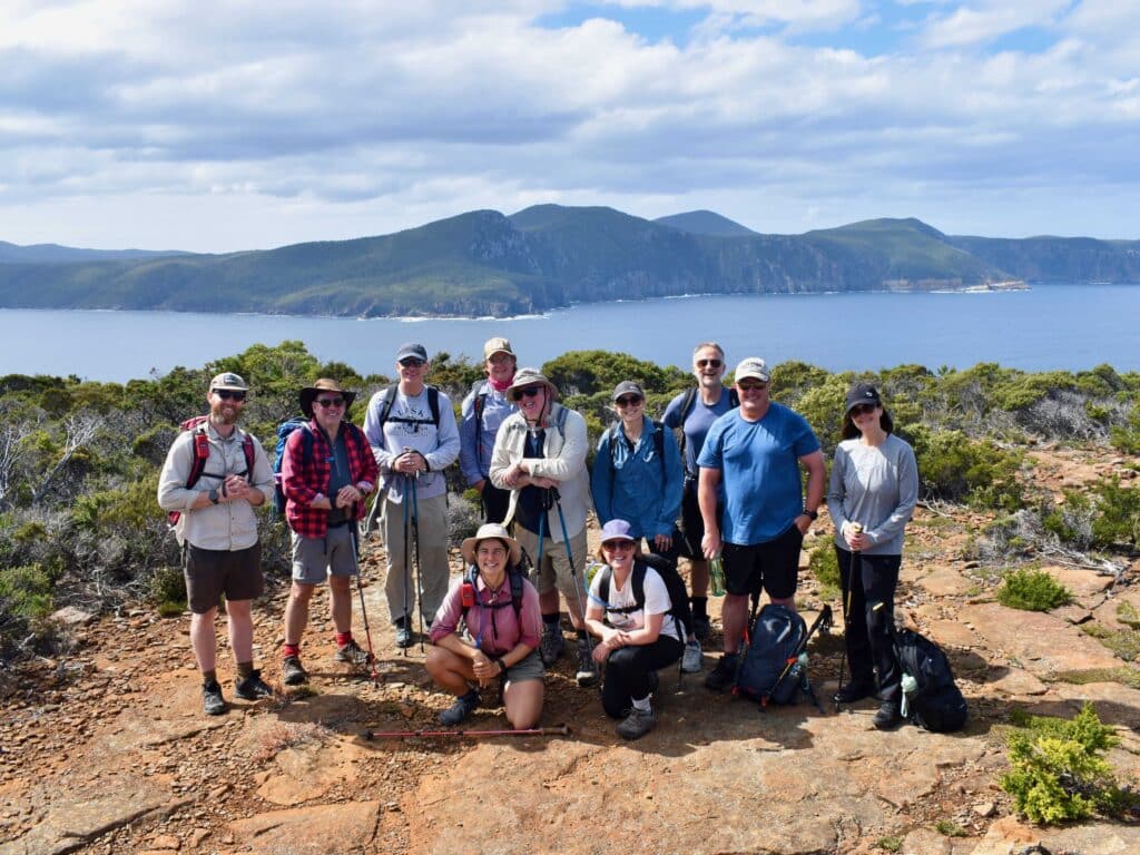 Three Capes Day 2 | Park Trek Team and Teambuilding and Trust - power of walking side by side