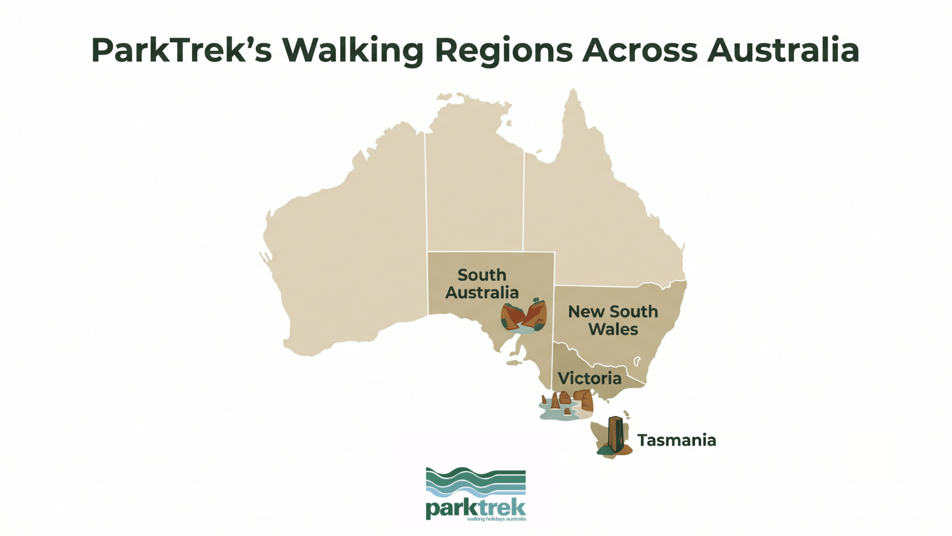 ParkTrek's Walking Regions Across Australia